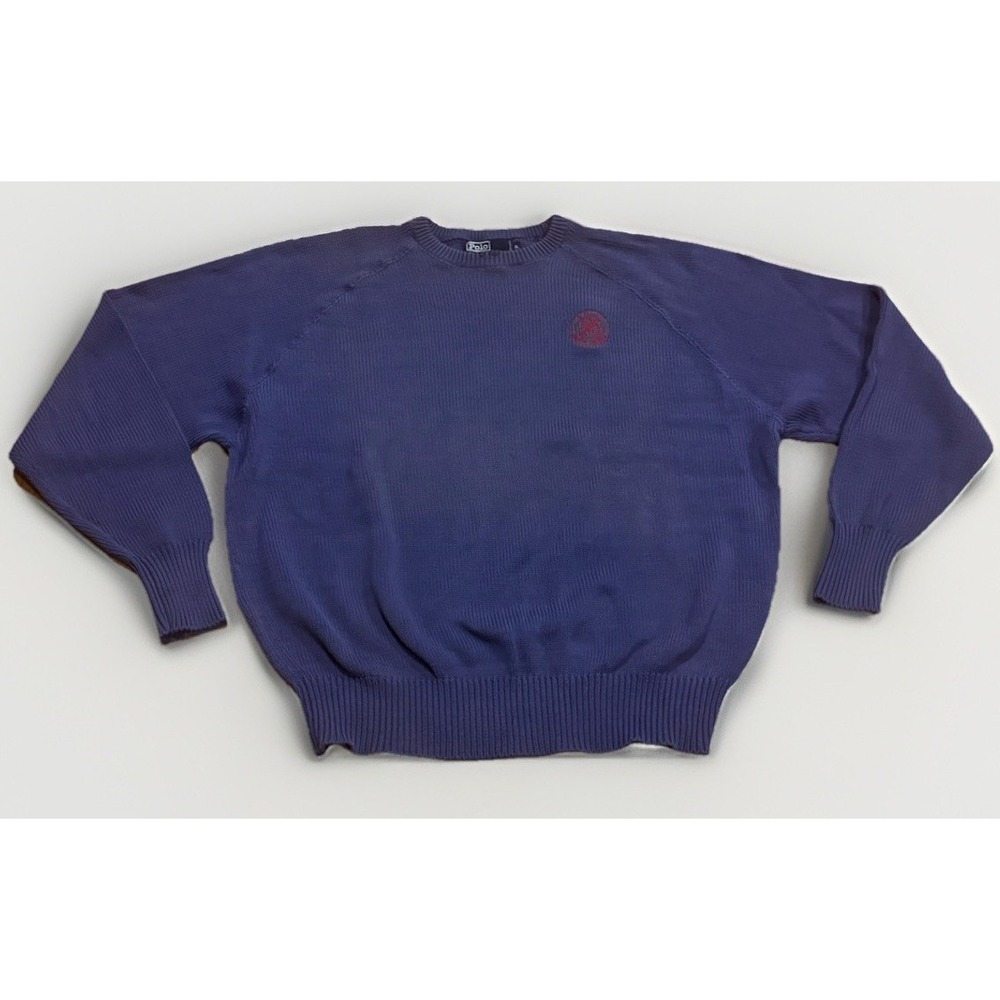 Vintage Polo Ralph Lauren Empty Cookie Sweater XL Sweatshirt 90s Knit RRL Rare